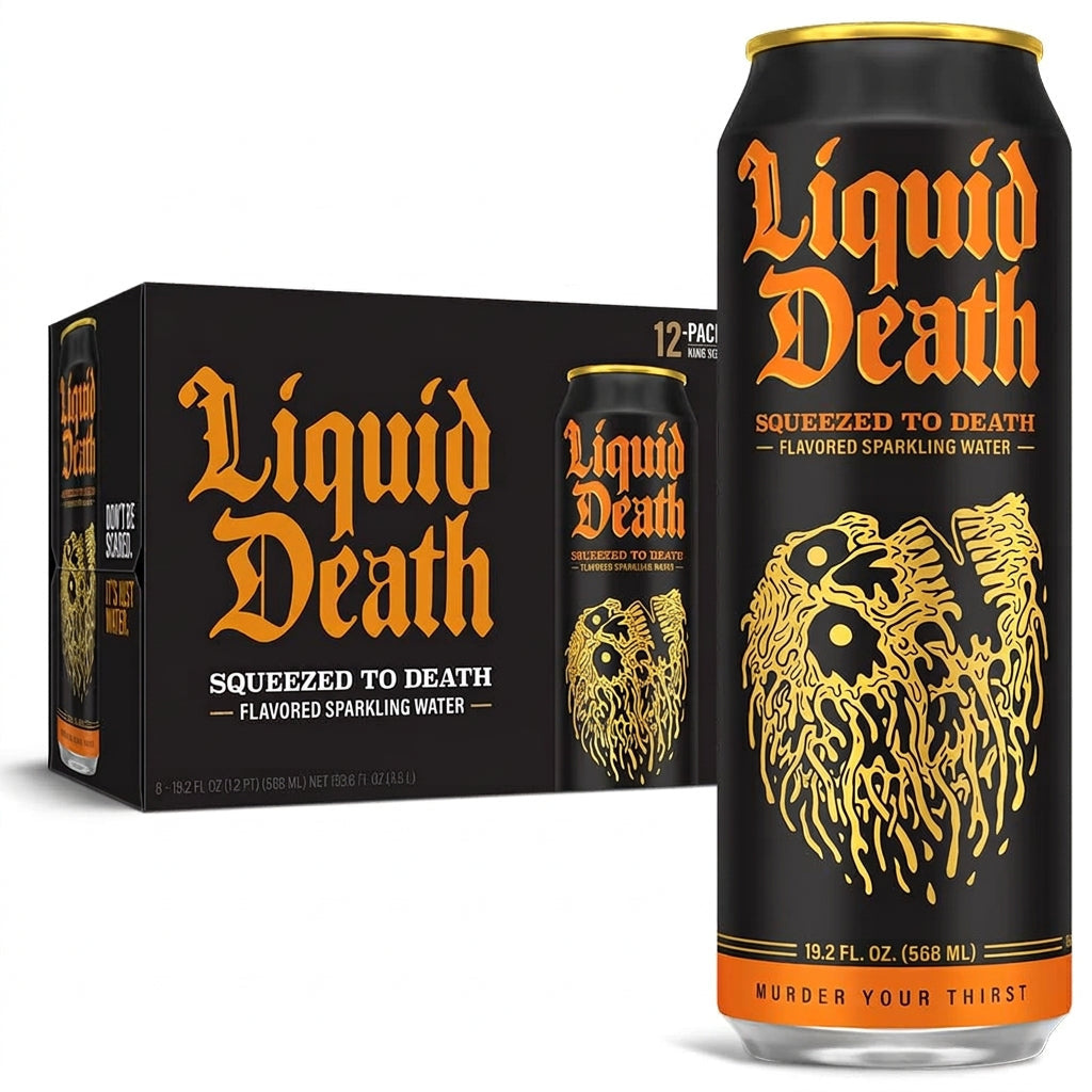 Liquid Death Squeezed To Death 12/19.2oz(500ml)