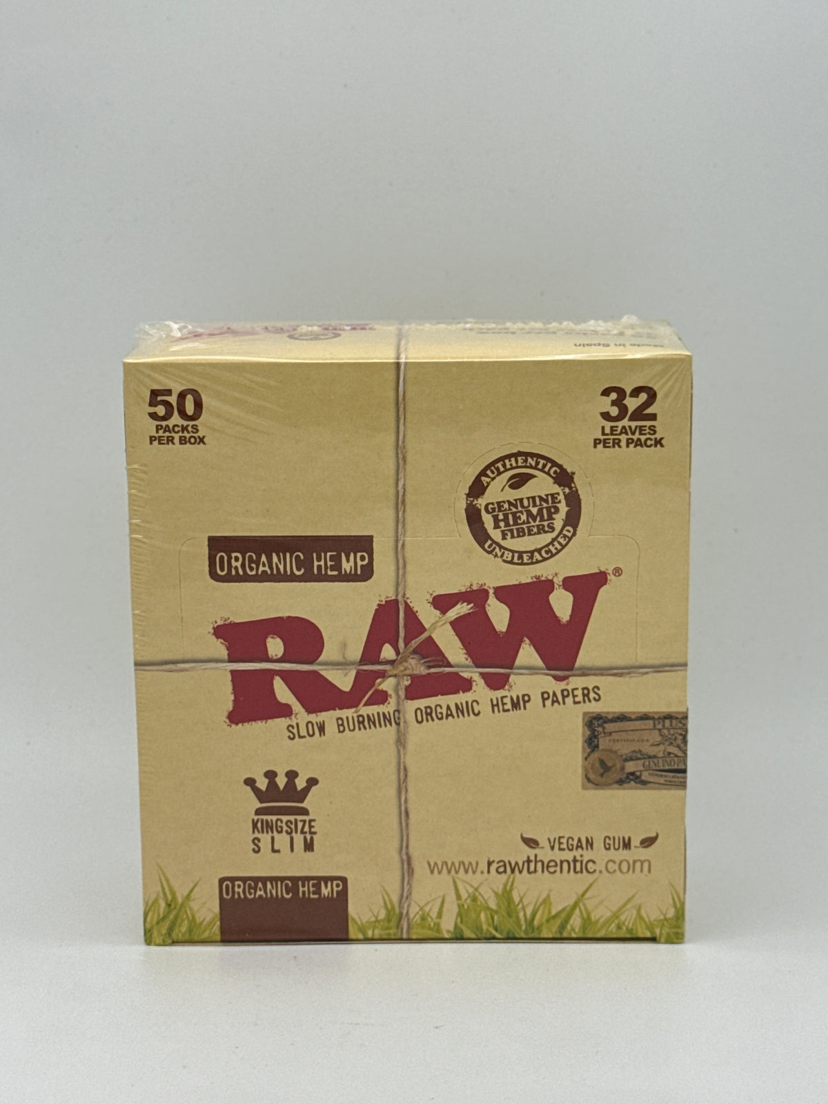 Raw Organic Paper King Size Slim 50ct