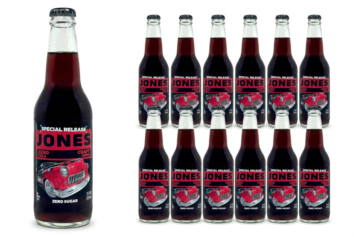Jones 12/12oz Zero Cola