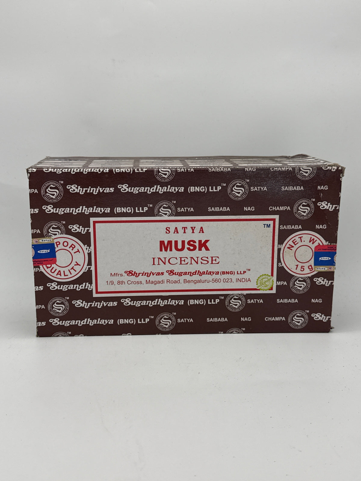 Satya Musk Incense 12ct