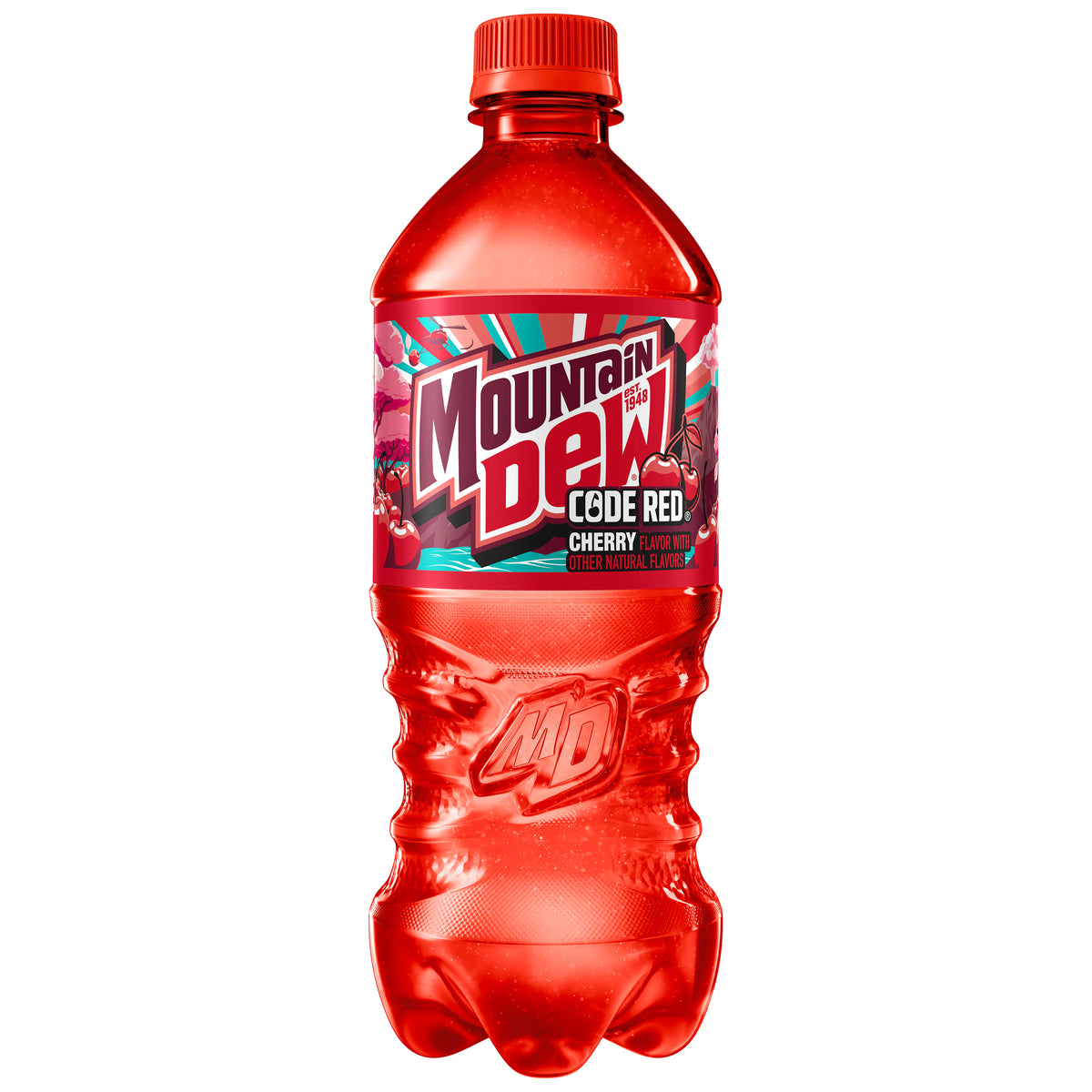 Mountain Dew Code Red 24ct/20oz (591mL) (1.25pt)