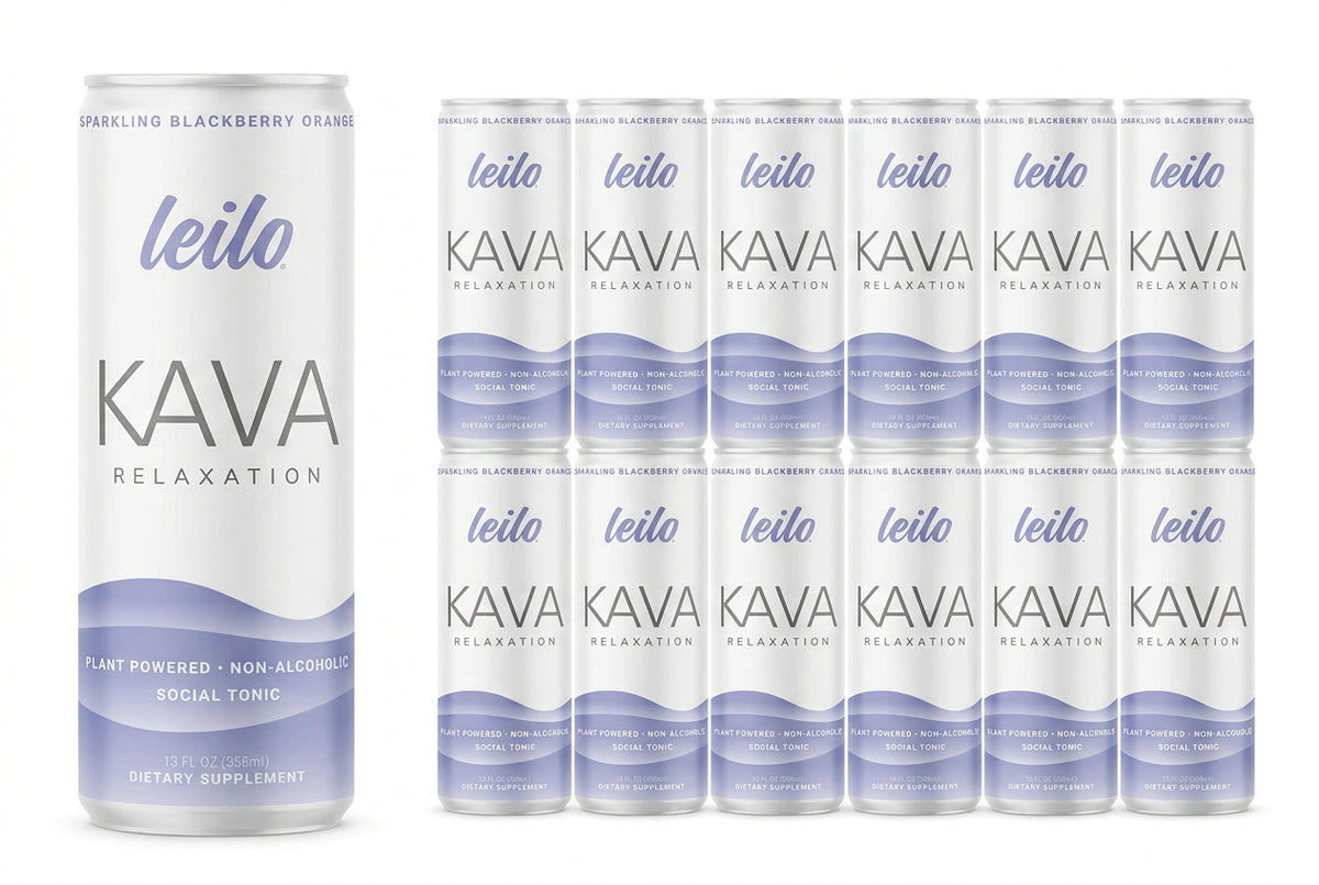 Leilo Kava Tonic Blackberry Mocktail 12/12oz