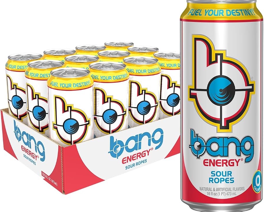 Bang Sour Ropes Energy Drink 12/16oz (473ml)