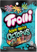 Trolli Sour Brite Octopus Candy 12/4.25oz (120g)