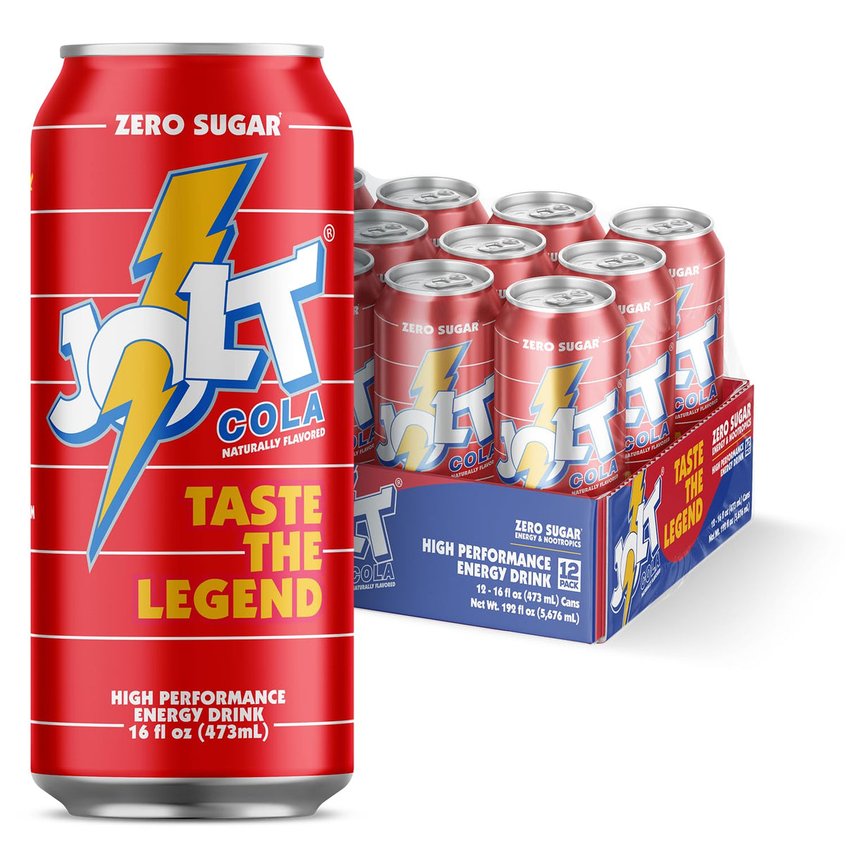 Jolt Cola Street Fighter Energy Zero Sugar 12/16oz