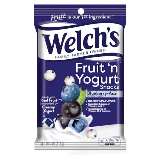 Welch's Fruit'n Yogurt Blueberry Acai 12/4oz