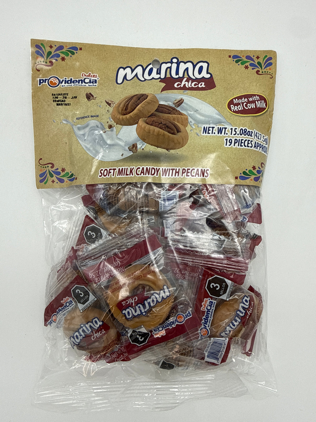 Dulces Marina Chica Soft Milk With PecansMini 19ct