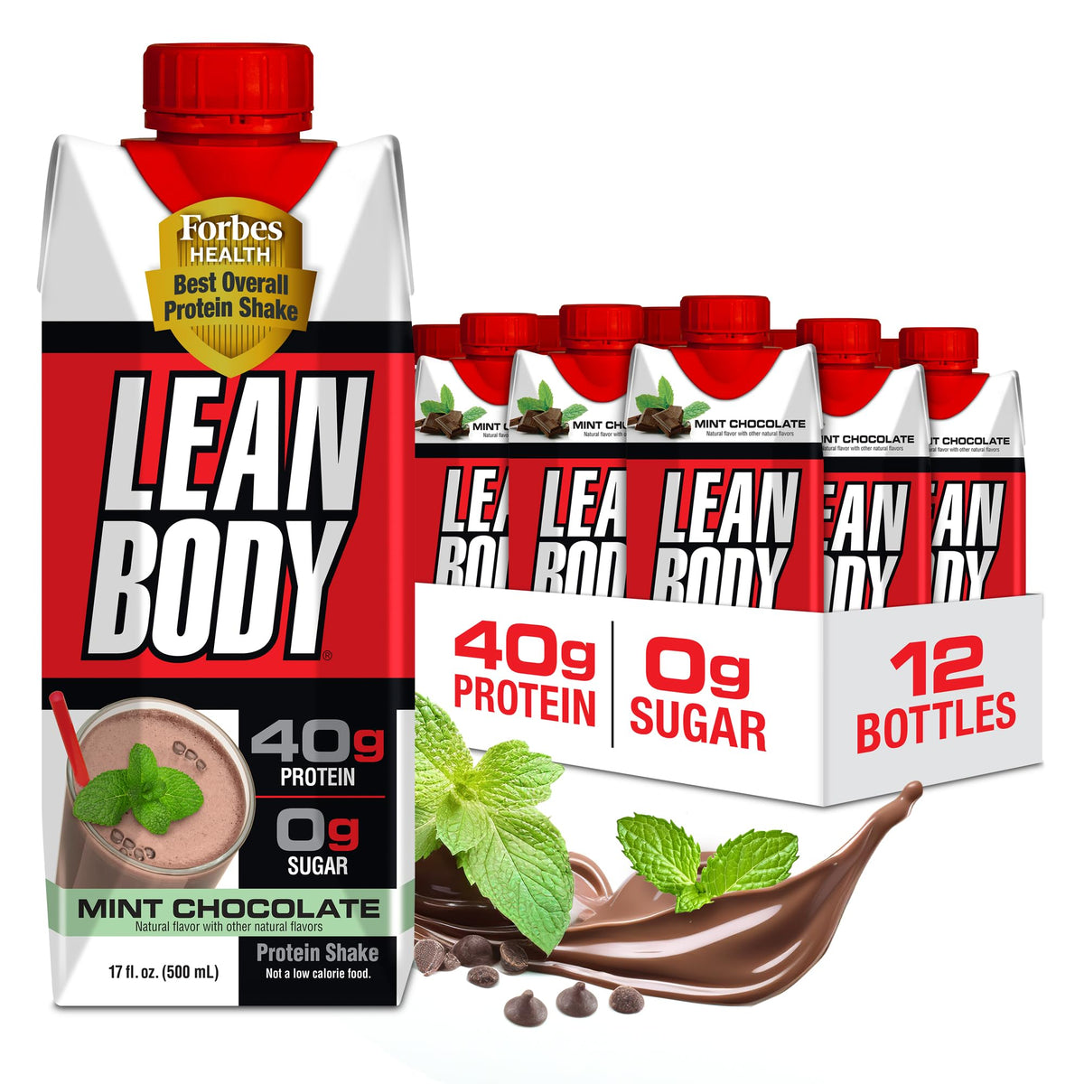 Labrada Lean Body Mint Chocolate Ch12/17oz (500ml)