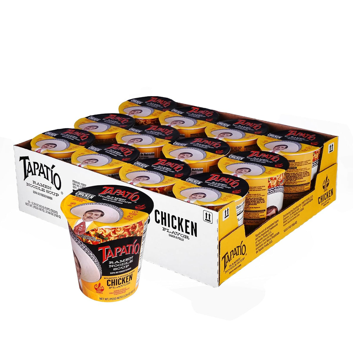 Tapatio Chicken Ramen Noodle Soup 3.7oz (105g)