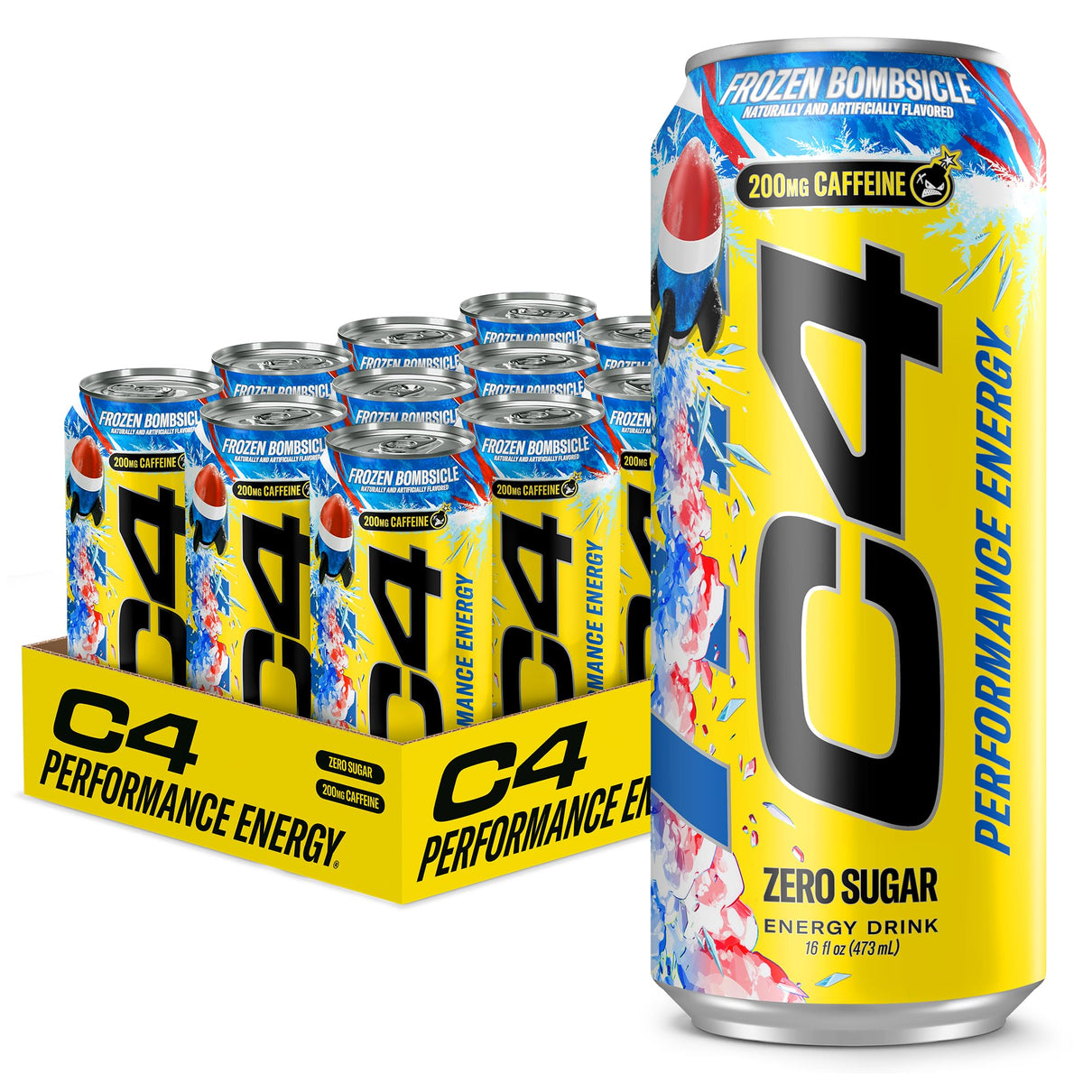 C4 Frozen Bombsicle Energy Drink 12/16oz