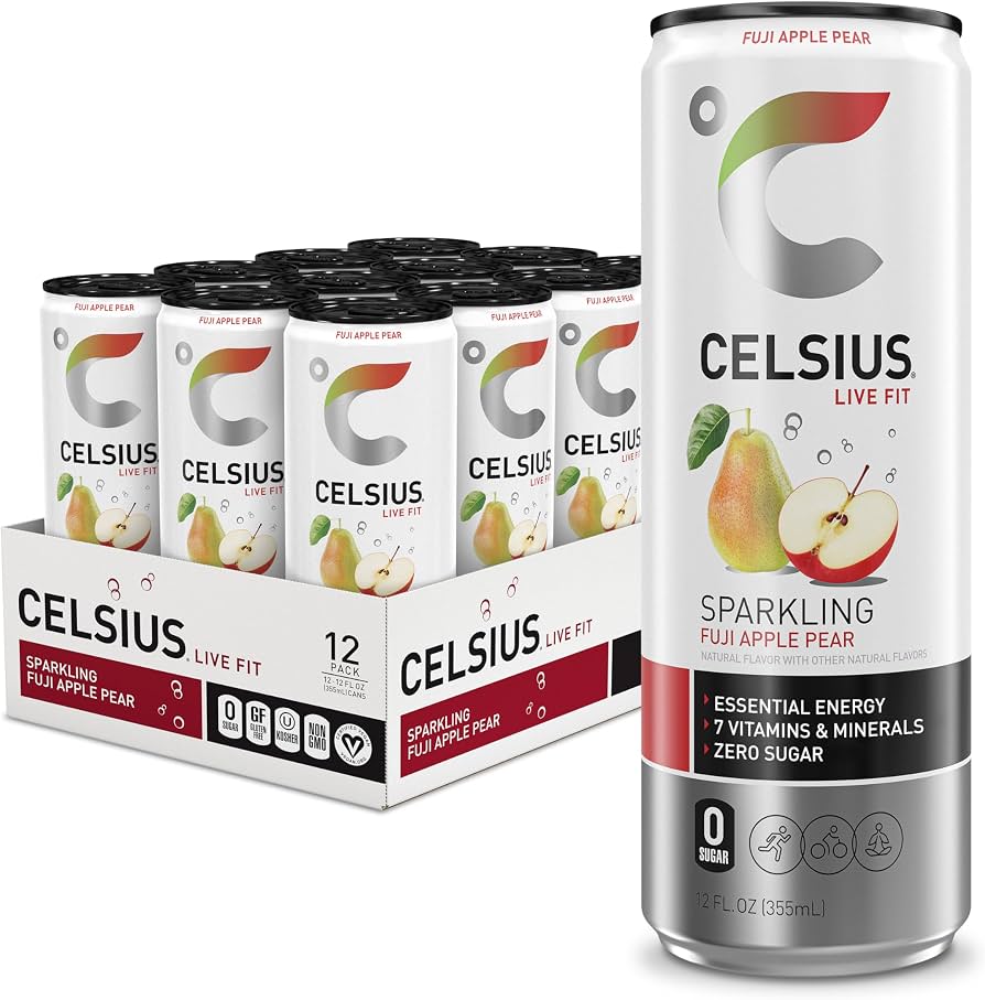 Celsius Energy Drink Sparkling Fuji Apple P12/12oz
