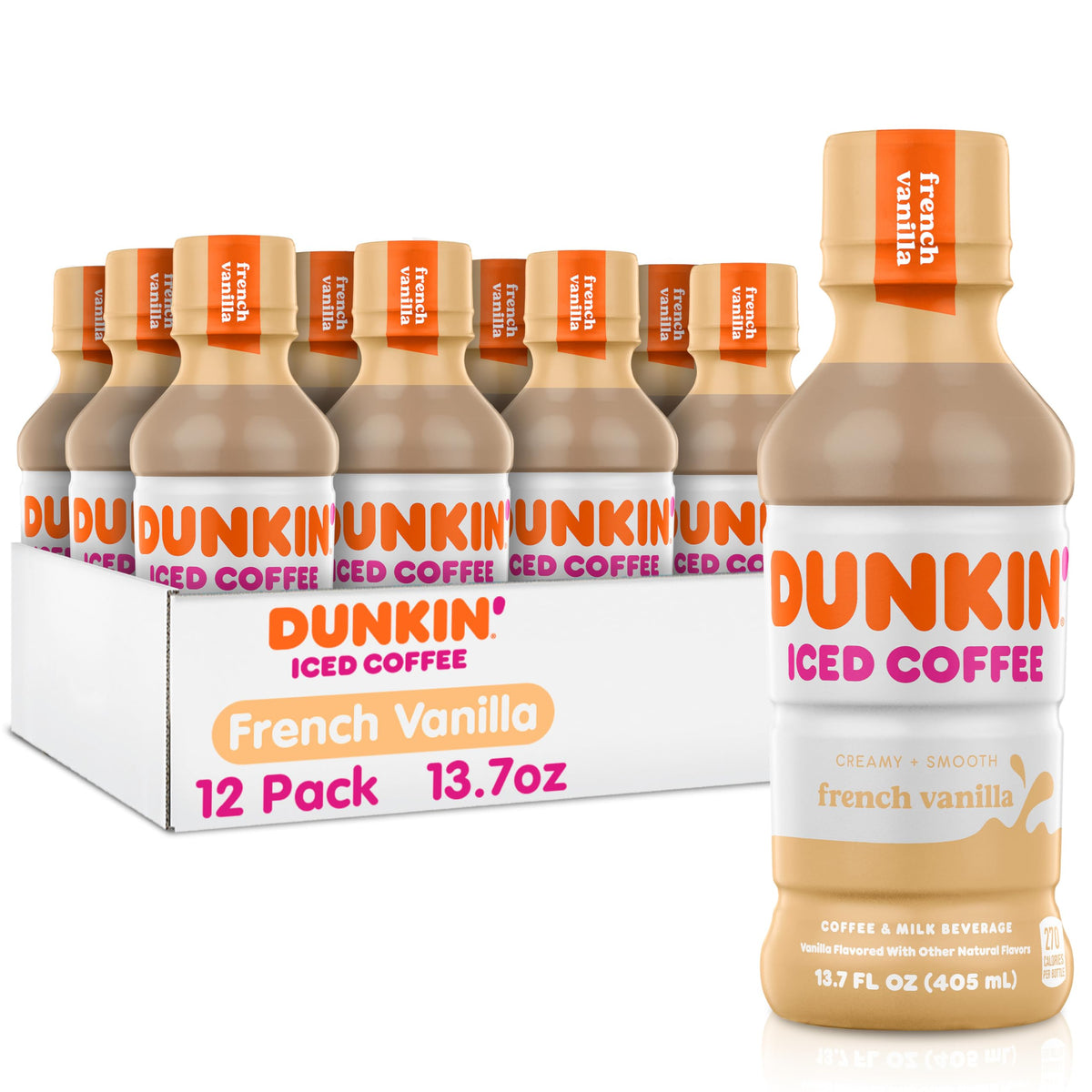 Dunkin Donuts Coffee Drink French Vanilla
