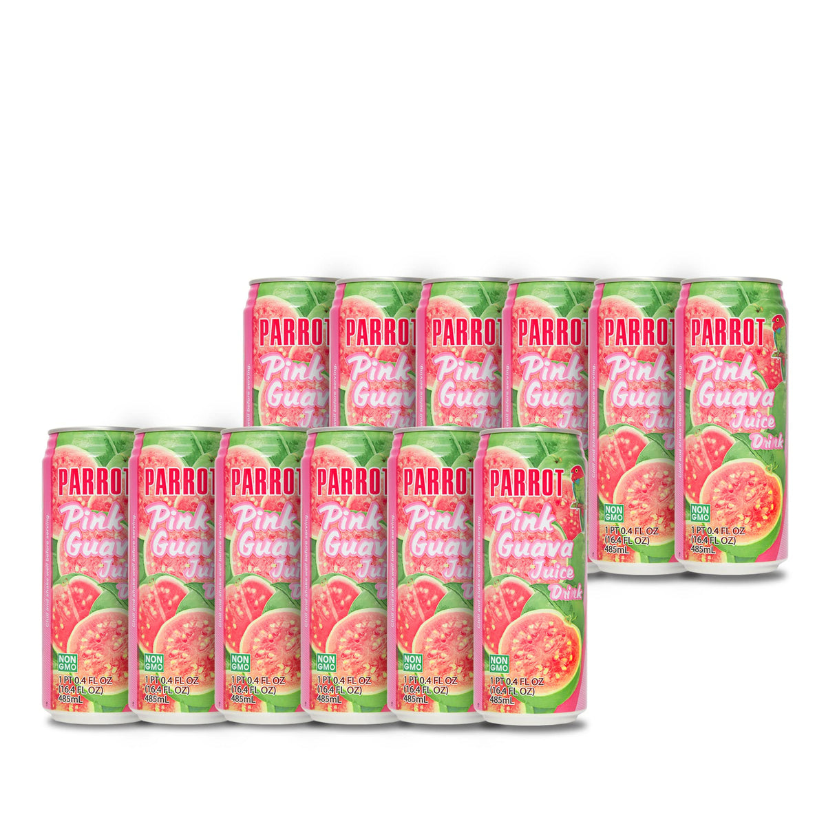 Parrot Pink Guava Juice Drink 12/16.4oz (485ml) Ca