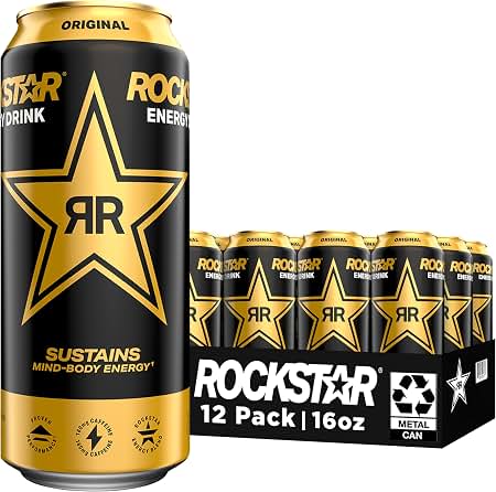 Rockstar Energy Original Regular Black 12/16oz