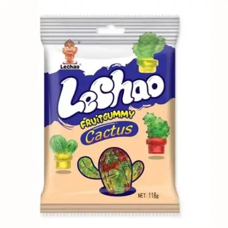 LeChao Cactus Shaped Gummy (Import) Candy 118g