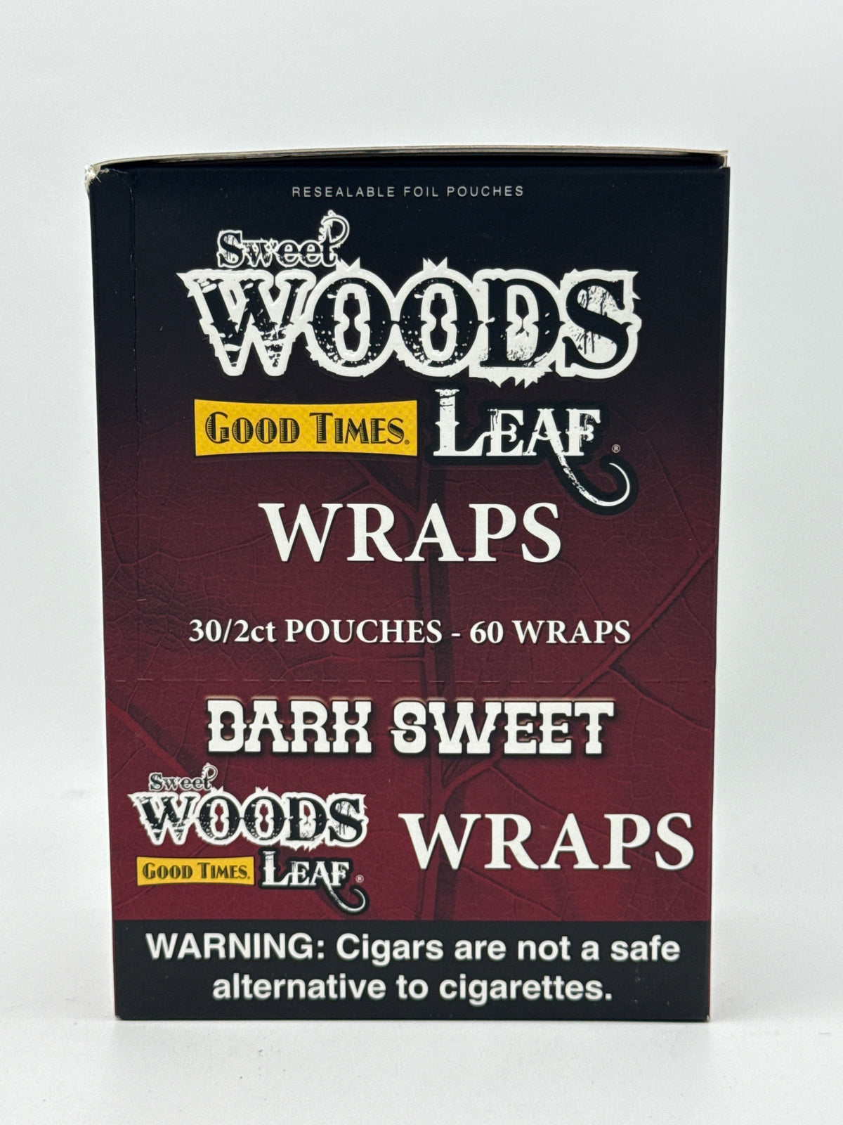 GoodTime Sweet Woods 30/2ct Leaf Wraps Dark Sweet