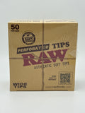 Raw Tips Wide Size Perforate 50ct