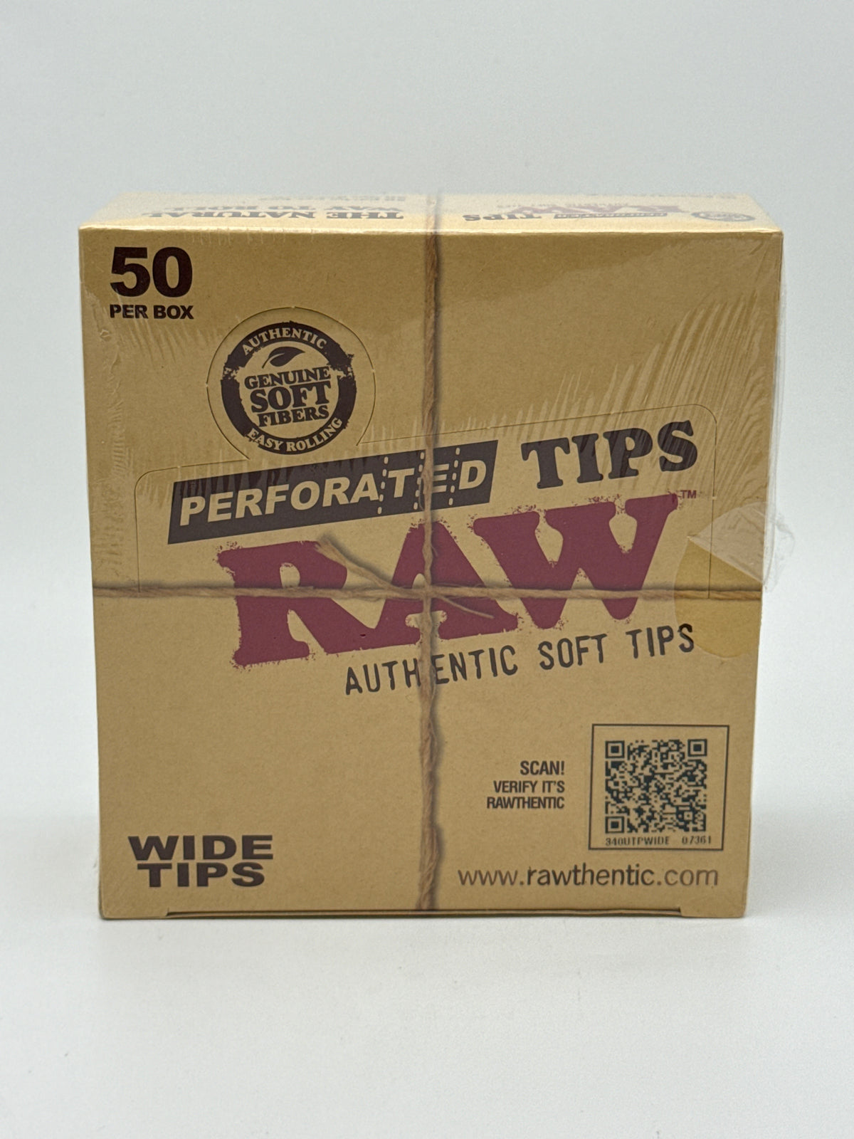 Raw Tips Wide Size Perforate 50ct