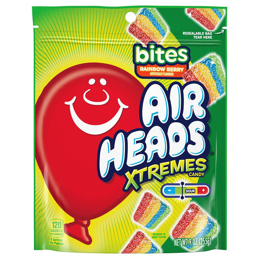 Air Heads Xtremes Bites 12ct/6oz/170g
