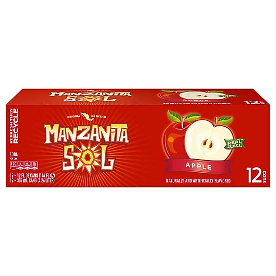 Manzanita Sol Apple Cans 12/12oz
