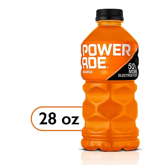Powerade Orange Sports Drink 15/28oz Case