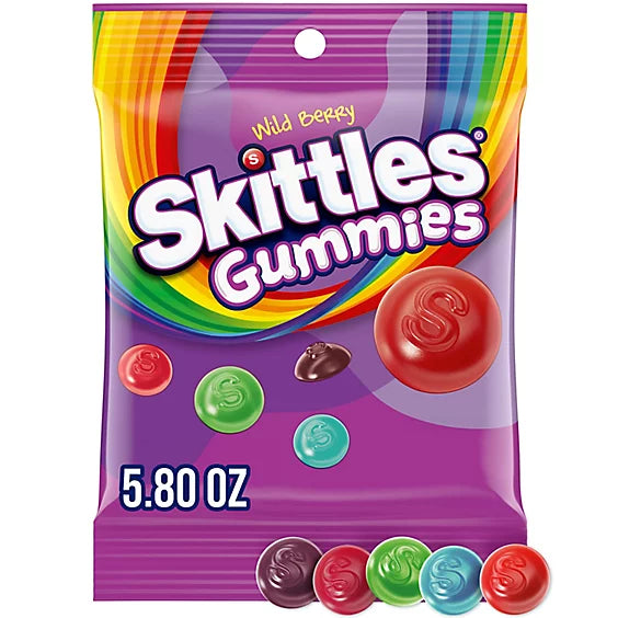 Skittles Gummies Wild Berry 12/5.8oz