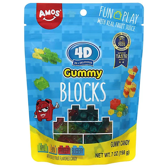 LeChao Blocks Shaped Gummy (Import) Candy 118g