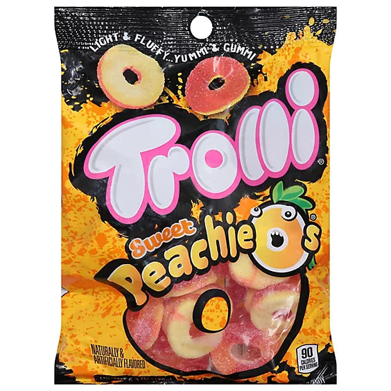 Trolli Peachieos Candy 12/4.25oz
