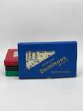 Dominoes Double Six Mini 28ct Leather Pack