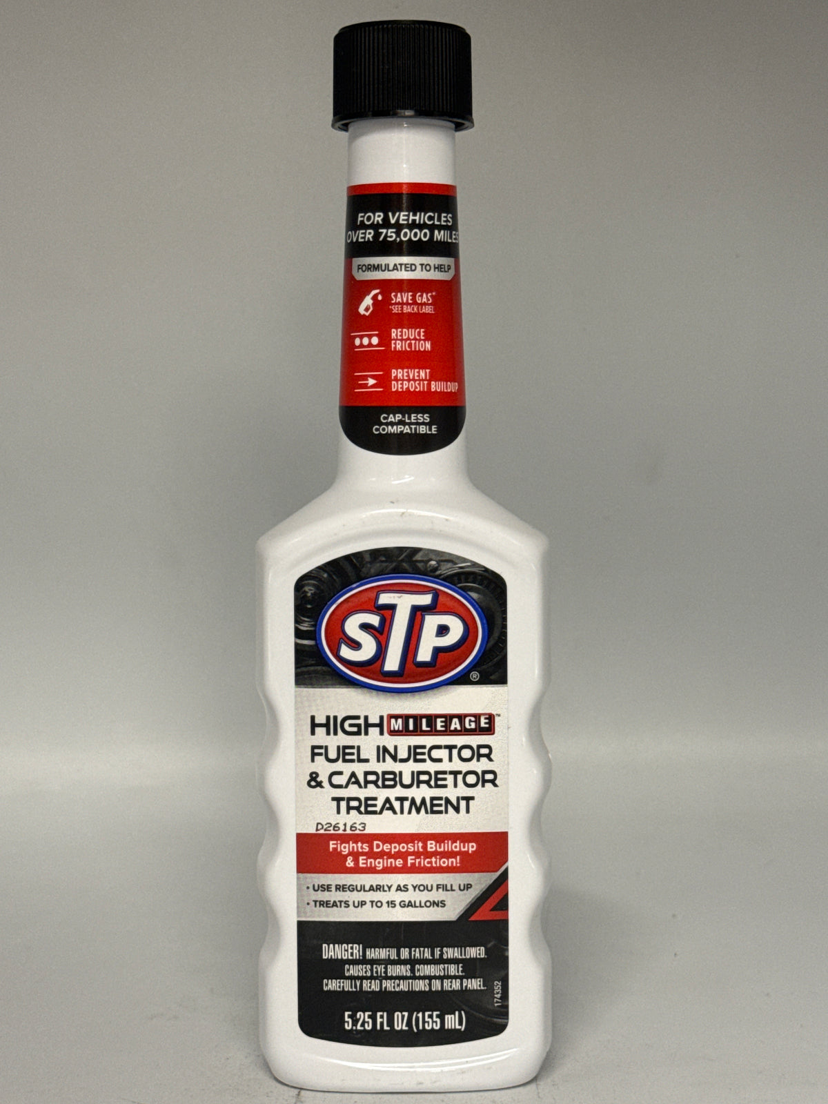 STP High Mileage Fuel Injector 12/5.25oz (155ml)