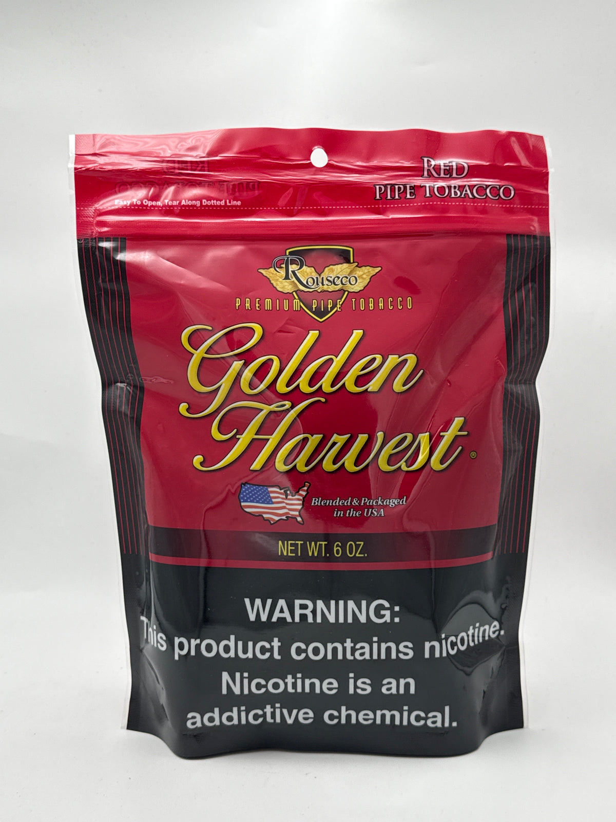 Golden Harvest Pipe Tobacco Robust Blend 6oz Bags