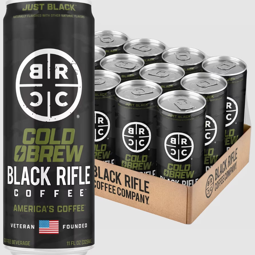 Black Rifle Just Black Coffee 12/11oz Cans