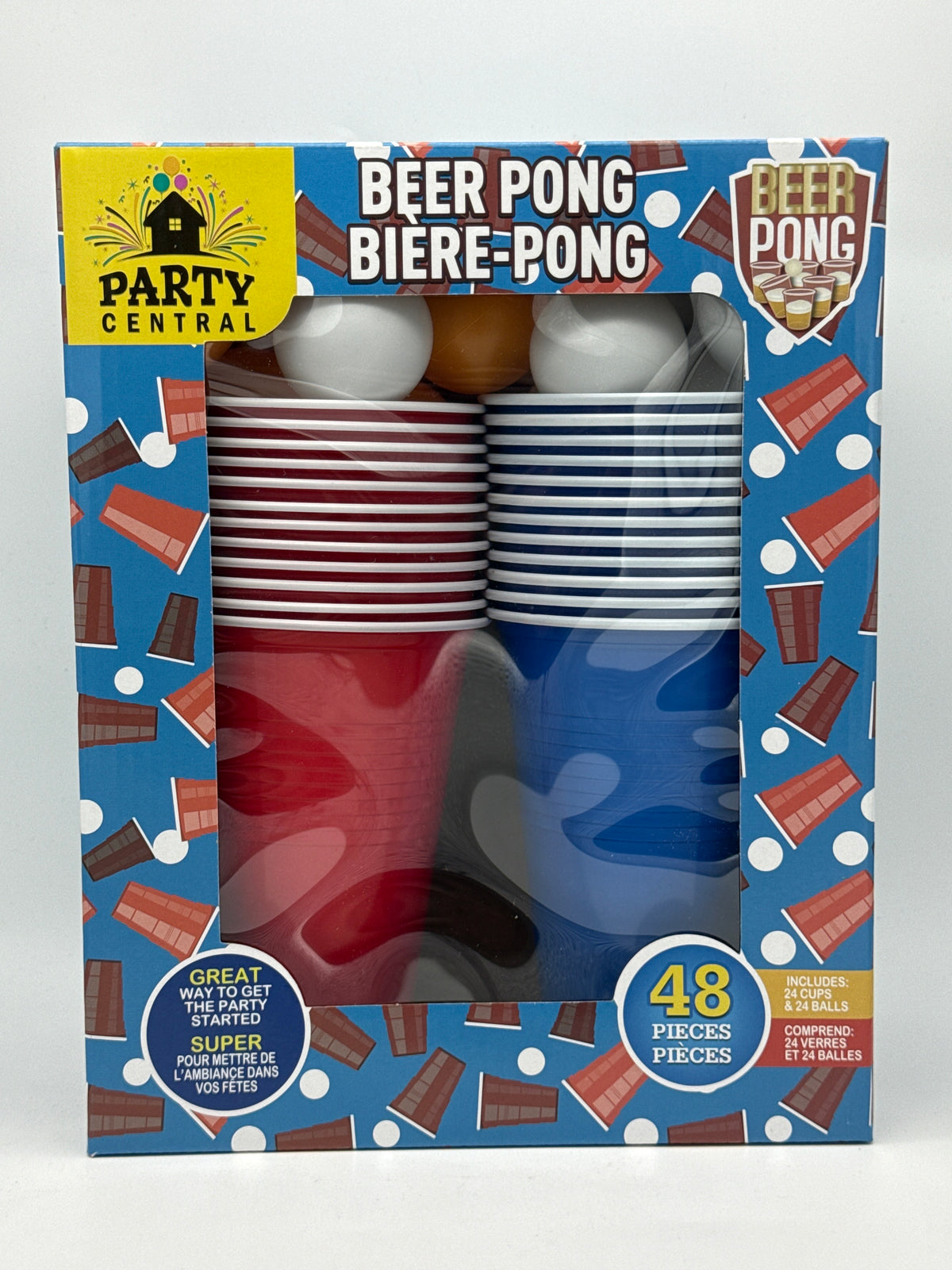 Party Central Beer Pong 48pcs