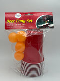 Beer Pong Set 12 Cups 16oz With 6Balls