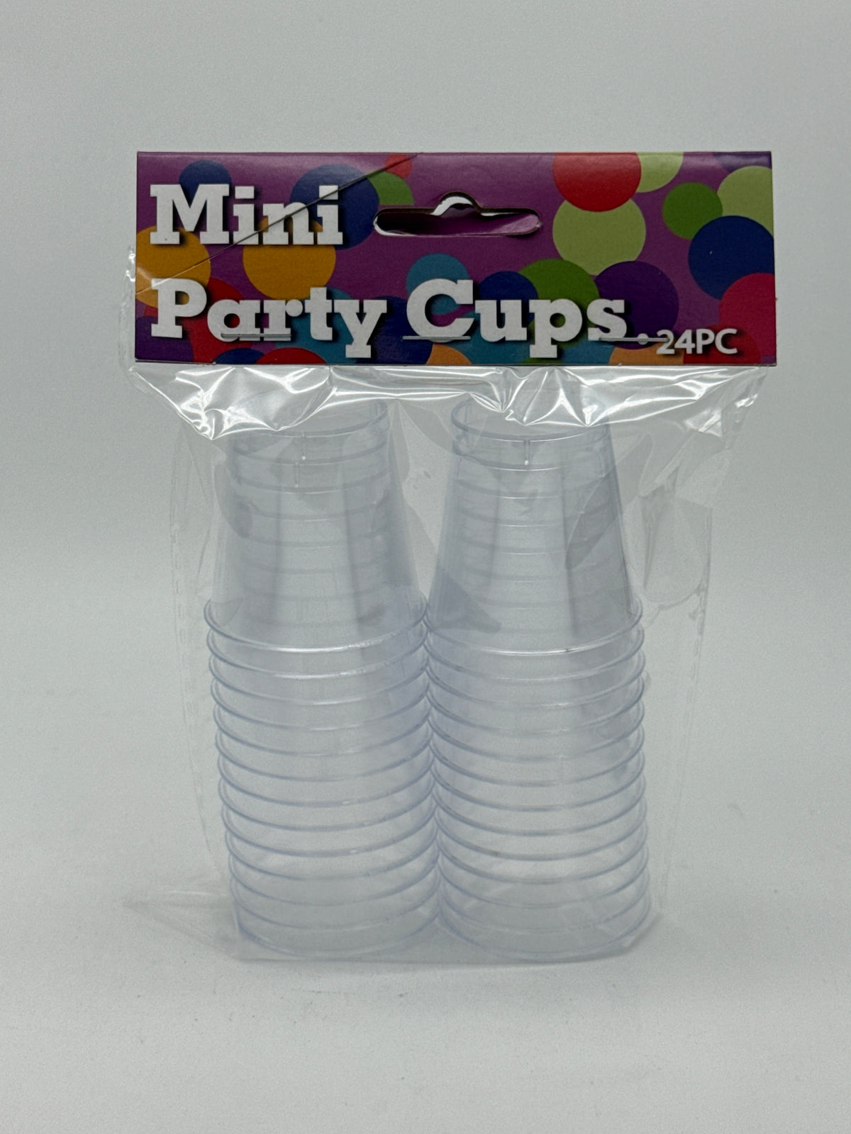 Imperial Shot Cups Clear Plastic 24ct