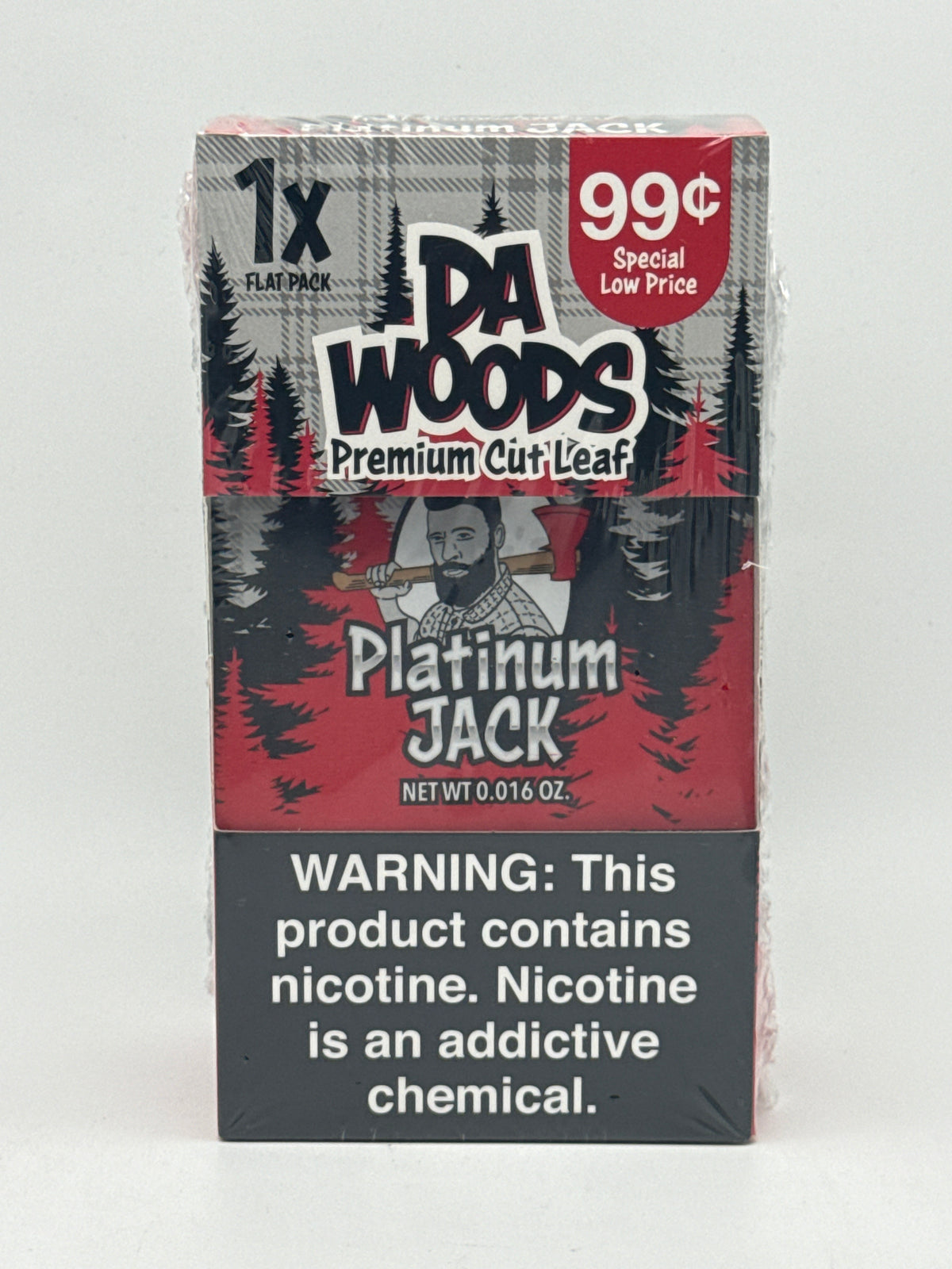 Da Woods $.99 Premium Cut Leaf 20ct/1pk Platinum J
