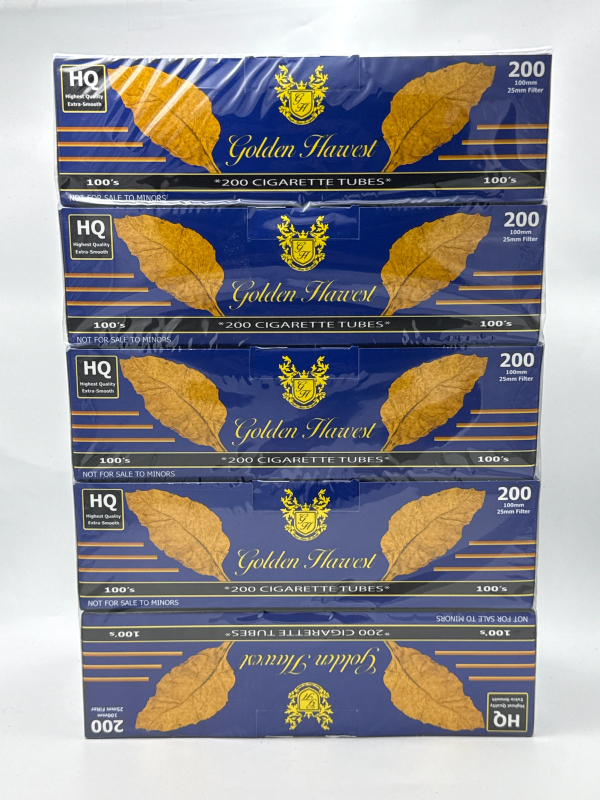 Golden Harvest Light Cigarette Tubes 100's