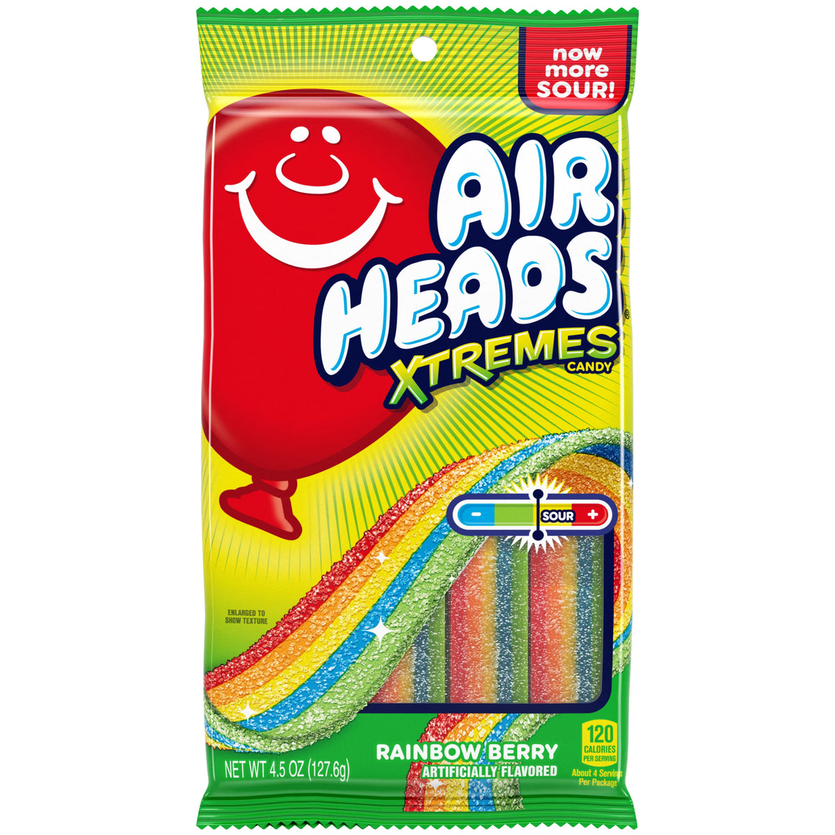Air Heads Xtremes Rainbow Berry 12ct/4.5oz