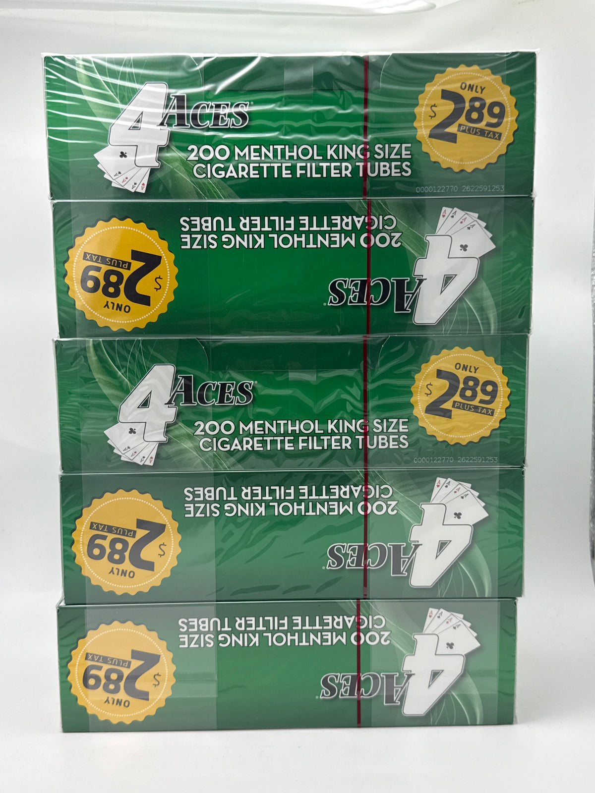 4 Aces $2.89 Menthol King Size 200