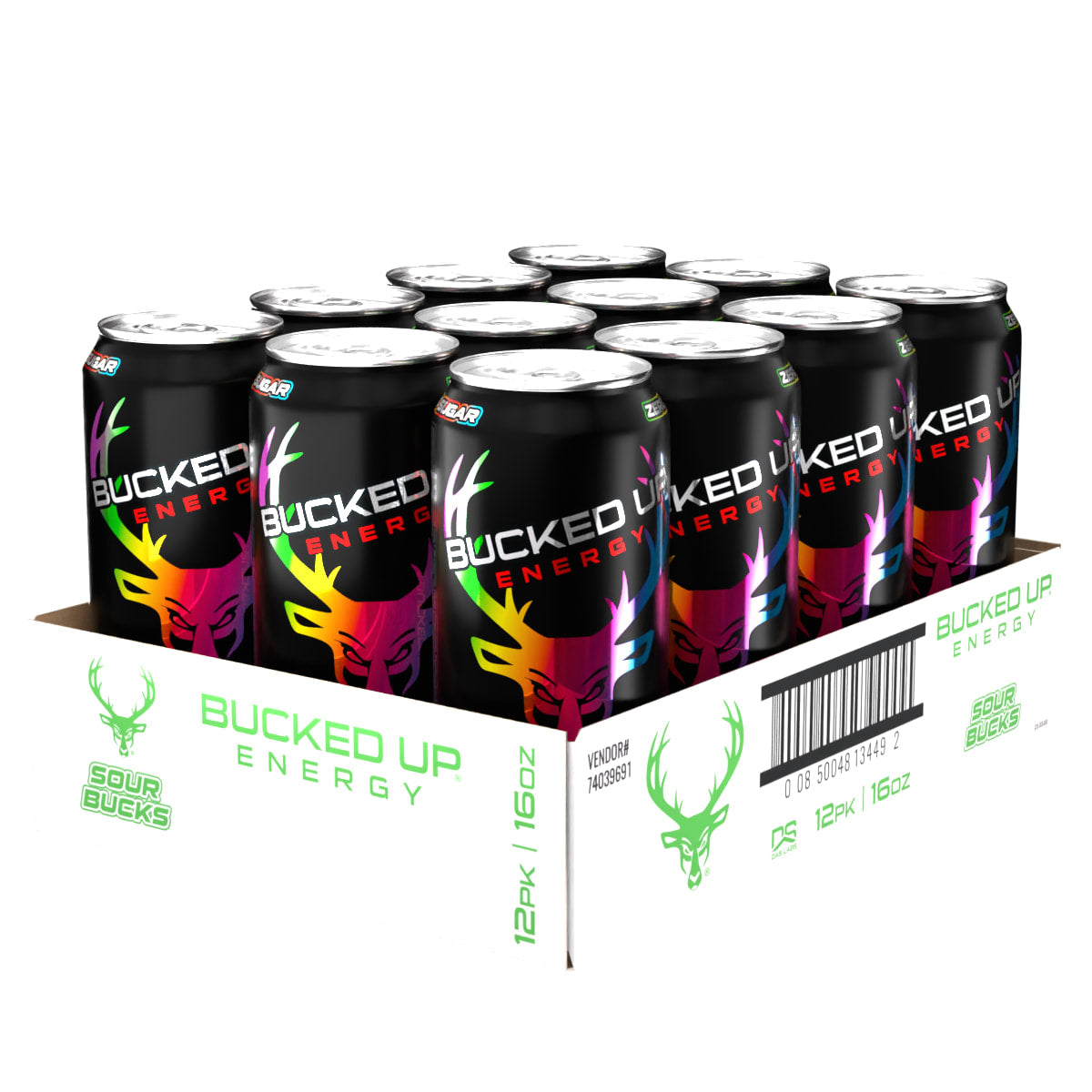 Bucked Up Sour Bucks Energy 12/16oz