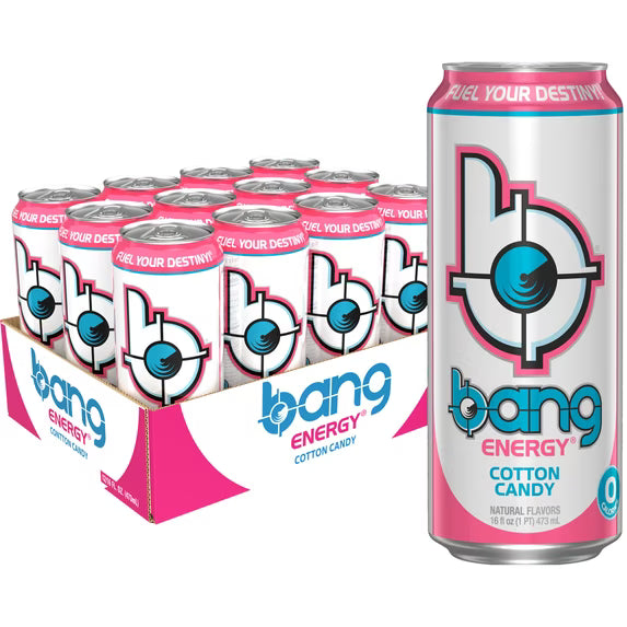 Bang Cotton Candy Energy Drink 12/16oz (473ml)