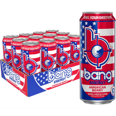 Bang 12/16oz American Berry energy Drink