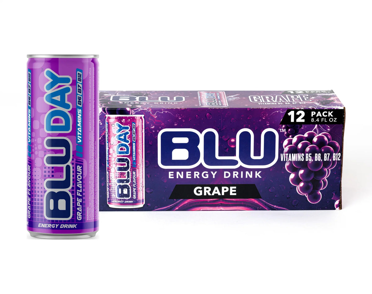 Blu Day Energy Grape 24/8.4oz (250ml)