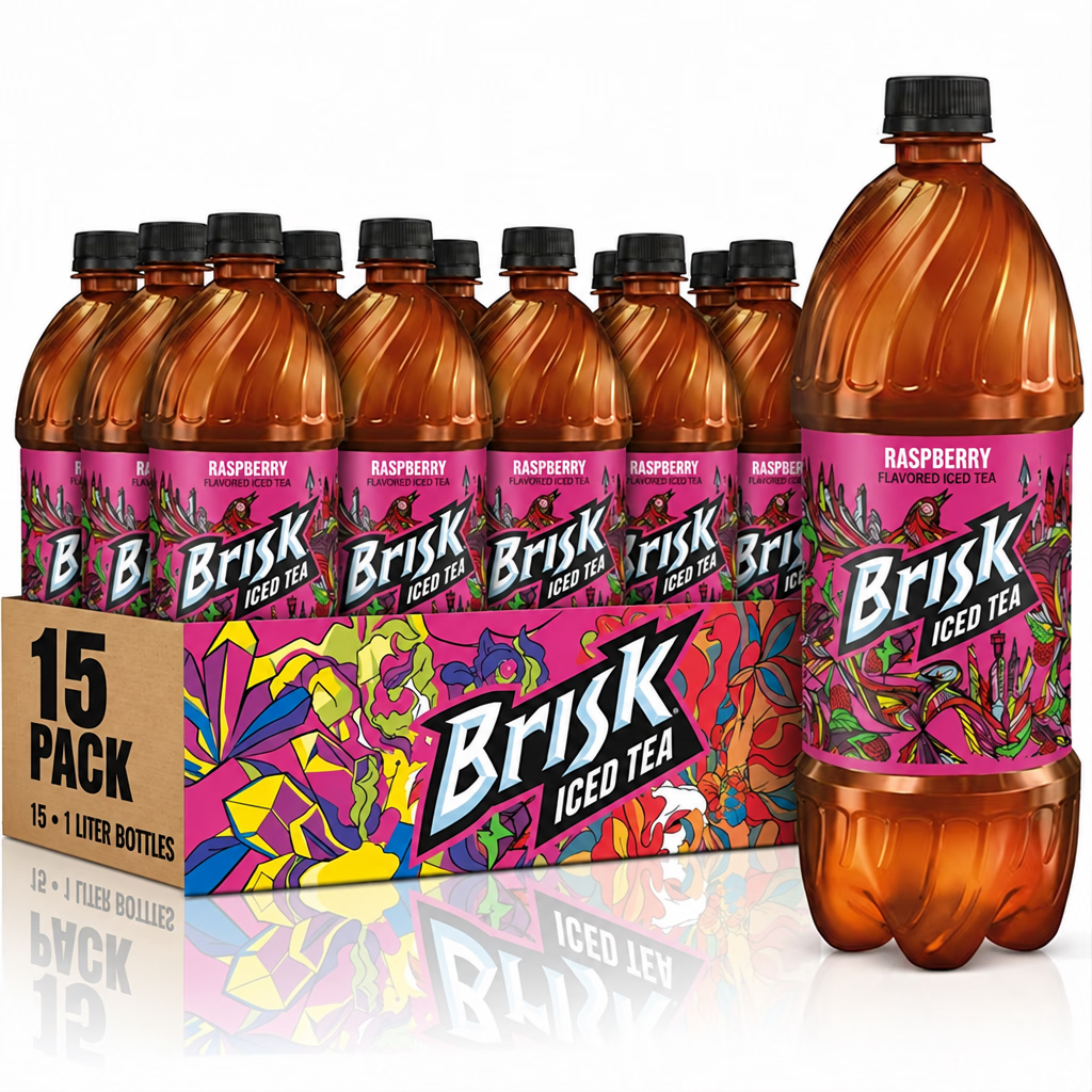 Lipton Brisk Iced Tea Raspberry 15/1 Liter