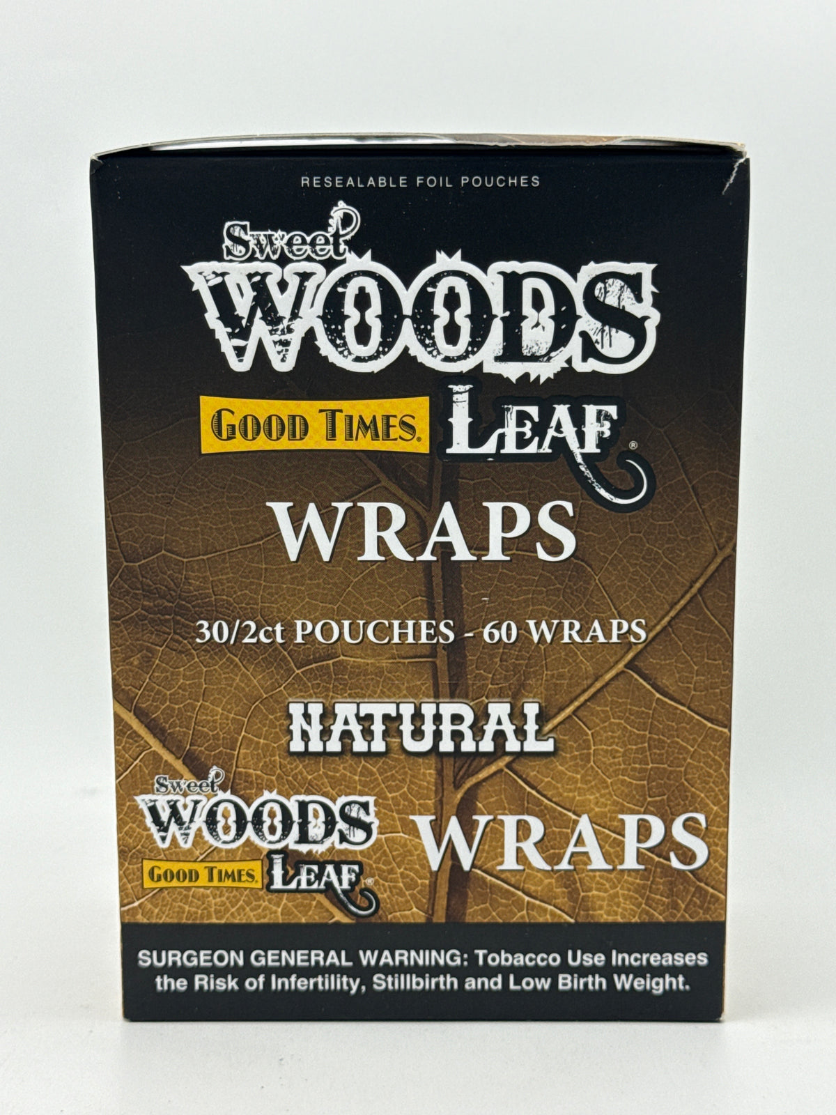 G.T.2 Leaf Wraps Natural 30/2ctPouches