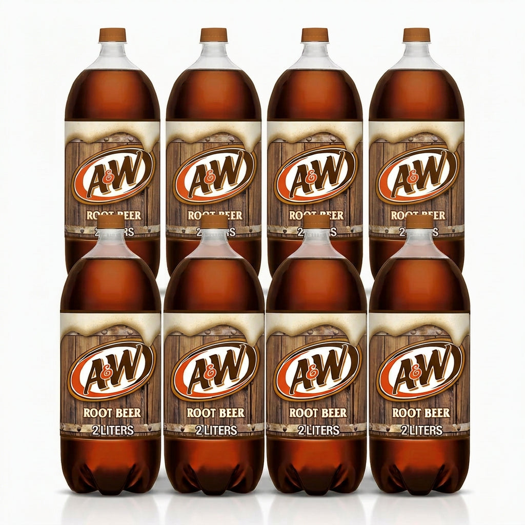 A&W Root Beer 8 pack 2 Liter