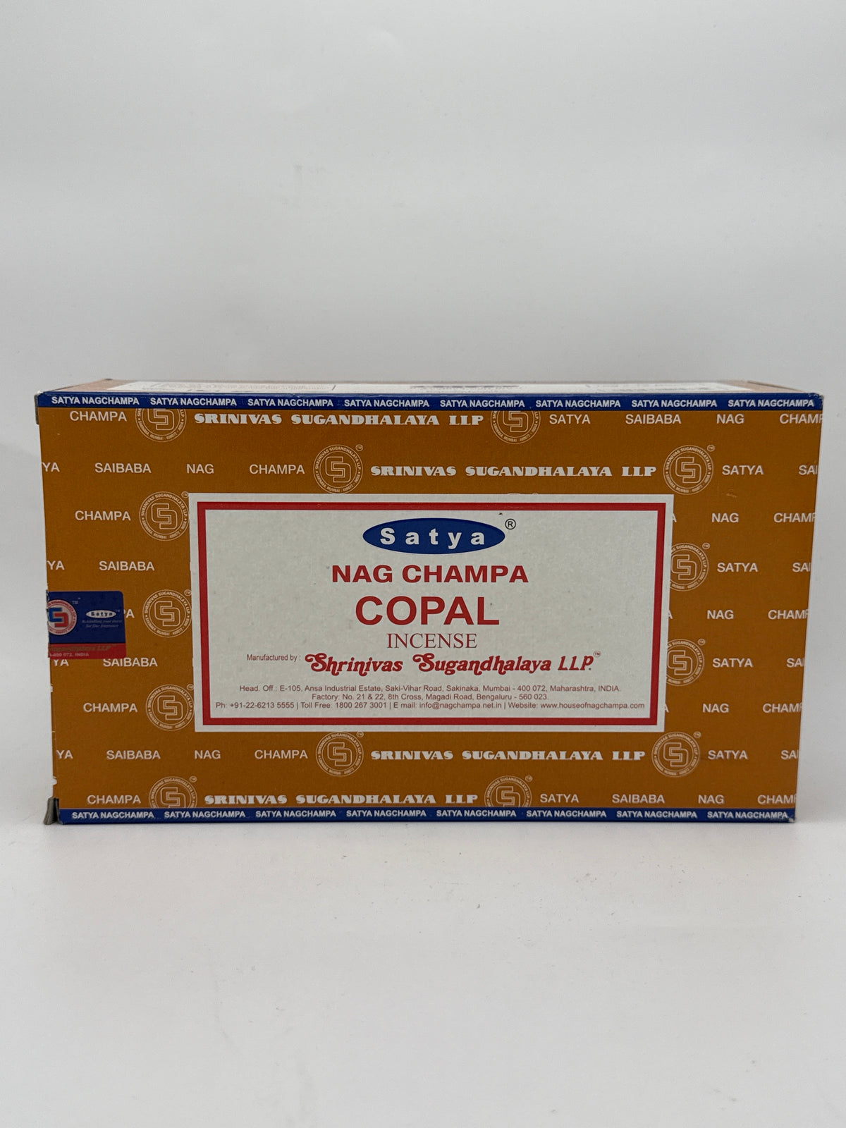 Satya Nag Champa Copal Incense 12c