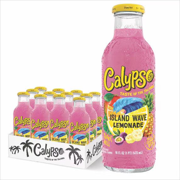Calypso Island Wave Lemonade. 12/16oz (473ml)
