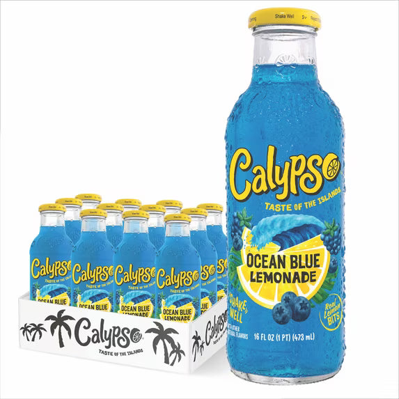 Calypso Ocean Blue Lemonade 12/16oz (473ml)