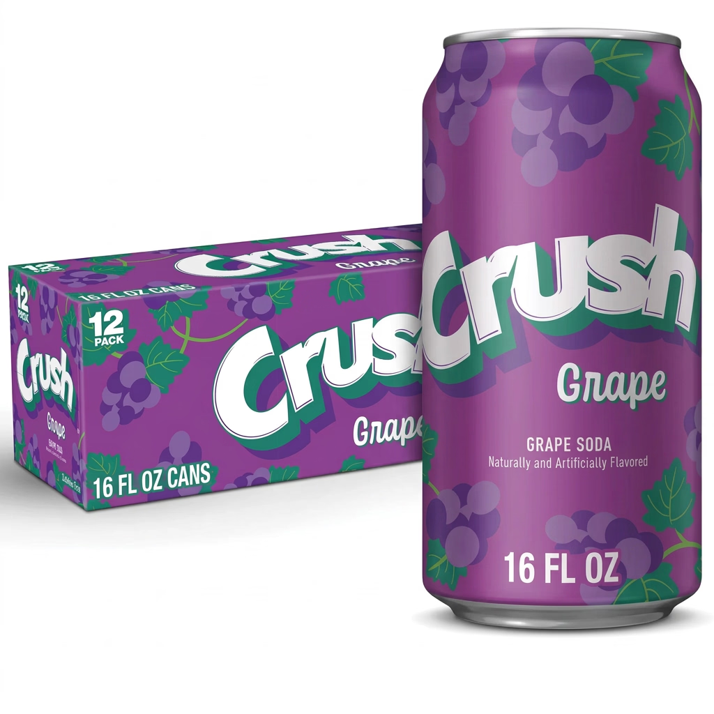 Crush Grape 12/16oz Cans
